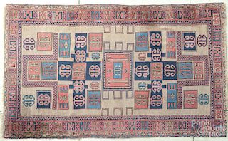 Sem-antique Sparta carpet, 7'5'' x 4'9''.