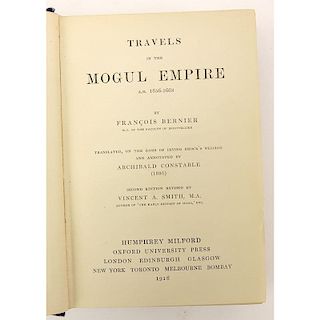 Antique Book - "Francois Bernier "Travels In The Mogul Empire". Published 1916 Humfrey Milford.