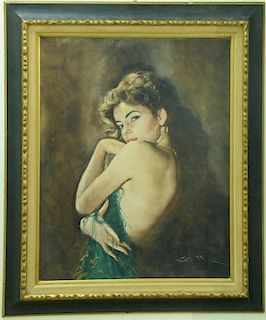Pal Fried (1893-1976), oil on canvas, "Camilla", signed lower right: Fried Pal, 30" x 24"