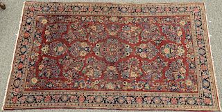 Sarouk Oriental area rug, 4' x 6' 7"
