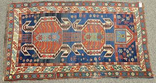 Kazak prayer rug. 3'6" x 5'9"