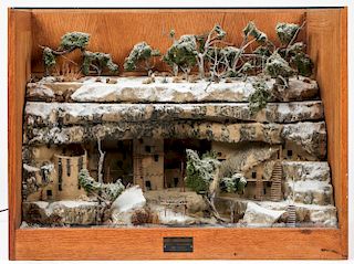 Richard Flock (20th c.) "Anasazi of the Southwest", Diorama #9