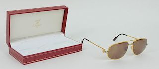 Vintage Cartier Sunglasses, Cartier Box.