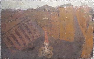 William G. Congdon Italian Modern Oil Painting