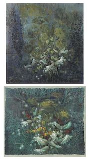 LAESSIG, Robert. Two Works on Paper.