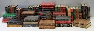 A Group of 73 Franklin Library Leather Bound Books