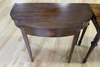 Lot Of 19 Century Game Tables To Inc.