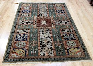 Antique and Finely Woven Area Carpet .