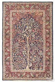 Kirman tree of life carpet, ca. 1930