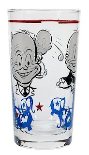Dwight D. Eisenhower—Owned Campaign Glass.