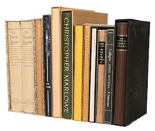 Eleven Volumes of Early and Renaissance English Literature by The Limited Editions Club.