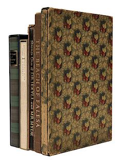 Four Volumes by Robert Louis Stevenson by The Limited Editions Club.