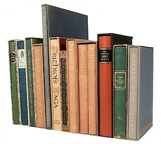 Group of Eleven Volumes of Poetry by The Limited Editions Club.
