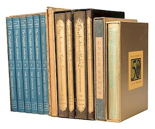 Four Volumes of Fairy Tales by The Limited Editions Club.
