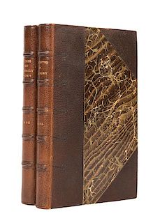 Two Volumes on Science and Curiosities by Timbs.