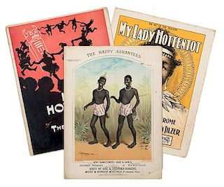 Early African Themed Sheet Music. Lot of Three.