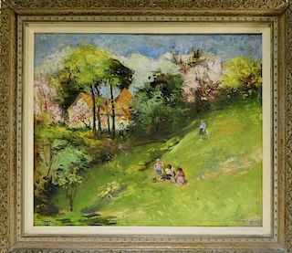 Laszlo Csupor Impressionist Landscape Painting