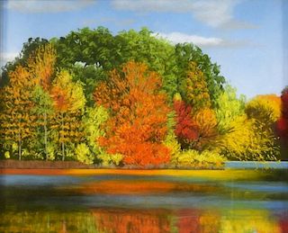 Stephanie Parker Fall Landscape Pastel Painting