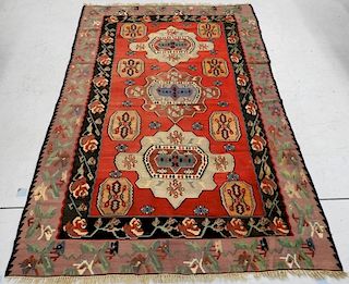 Persian Kilim Geometric Wool Carpet Rug