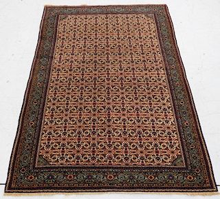 Indo Persian Herati Pattern Wool Carpet Rug