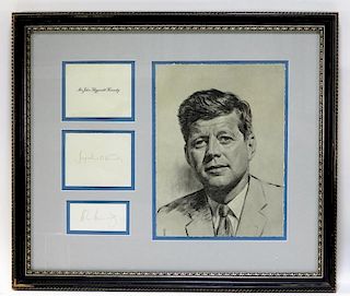 Jacqueline Kennedy JFK Autograph Document Group