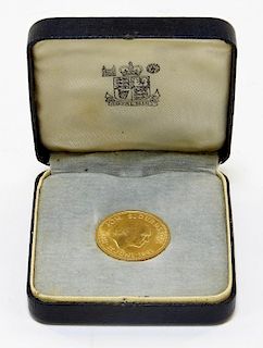 1961 Iceland Commemorative 500 Kroner Gold Coin
