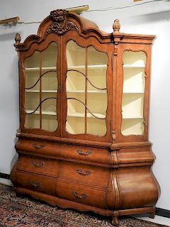 LG French Style Bombe Breakfront Hutch