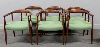 MIDCENTURY. 6 Hans Wegner "The" Chairs .