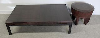 Holly Hunt Vintage Coffee Table and Endtable