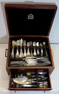 SILVER. Large Assorted Grouping of Silver Flatware