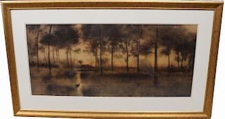 Large George Inness "Home of the Heron" Print