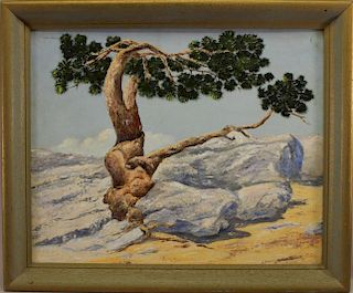 American School, Painting of Cypress Tree