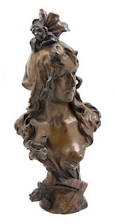 * Henri Alphonse Nelson, (French, 1854-1919), Bust of a Lady