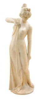 * An Italian Marble Figure of a Nude Height 29 inches.