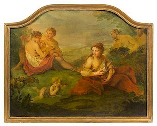 * Artist Unknown, (18th/19th Century), Satyr and Two Ladies