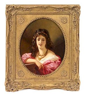 * Possibly Anton Ebert, (German, 1845-1896), Portrait of a Lady