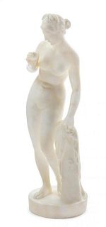 * An Italian Marble Figure of Venus Height 19 1/2 inches.