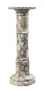 * A Continental Marble Pedestal Height 29 inches.