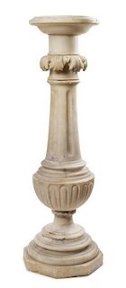 * A Continental Marble Pedestal Height 37 inches.