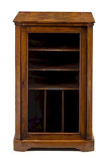 * An Edwardian Marquetry Music Cabinet Height 36 1/8 x width 22 x depth 14 1/2 inches.
