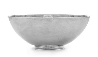 A Danish Silver Bowl, Harald Nielsen for Georg Jensen Silversmithy, Copenhagen, 20th Century, pattern 547B.
