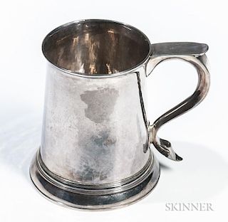 George III Sterling Silver Cann