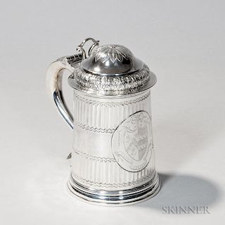 Georgian Irish Sterling Silver Tankard