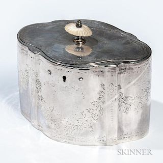 George III Sterling Silver Tea Cannister