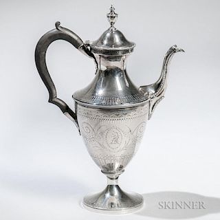 George III Sterling Silver Coffeepot