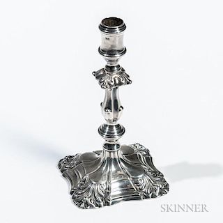 William IV Sterling Silver Taperstick
