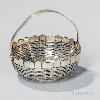 Franklin Porter Arts and Crafts Sterling Silver Basket