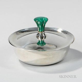 Henry Petzal Sterling Silver Covered Bowl