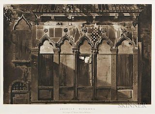 Thomas Goff Lupton (British, 1791-1873), After John Ruskin (British, 1819-1900)    Arabian Windows. In Campo Sta. Maria Mater