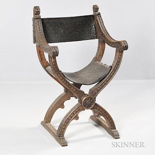 Continental Savonarola-style Chair